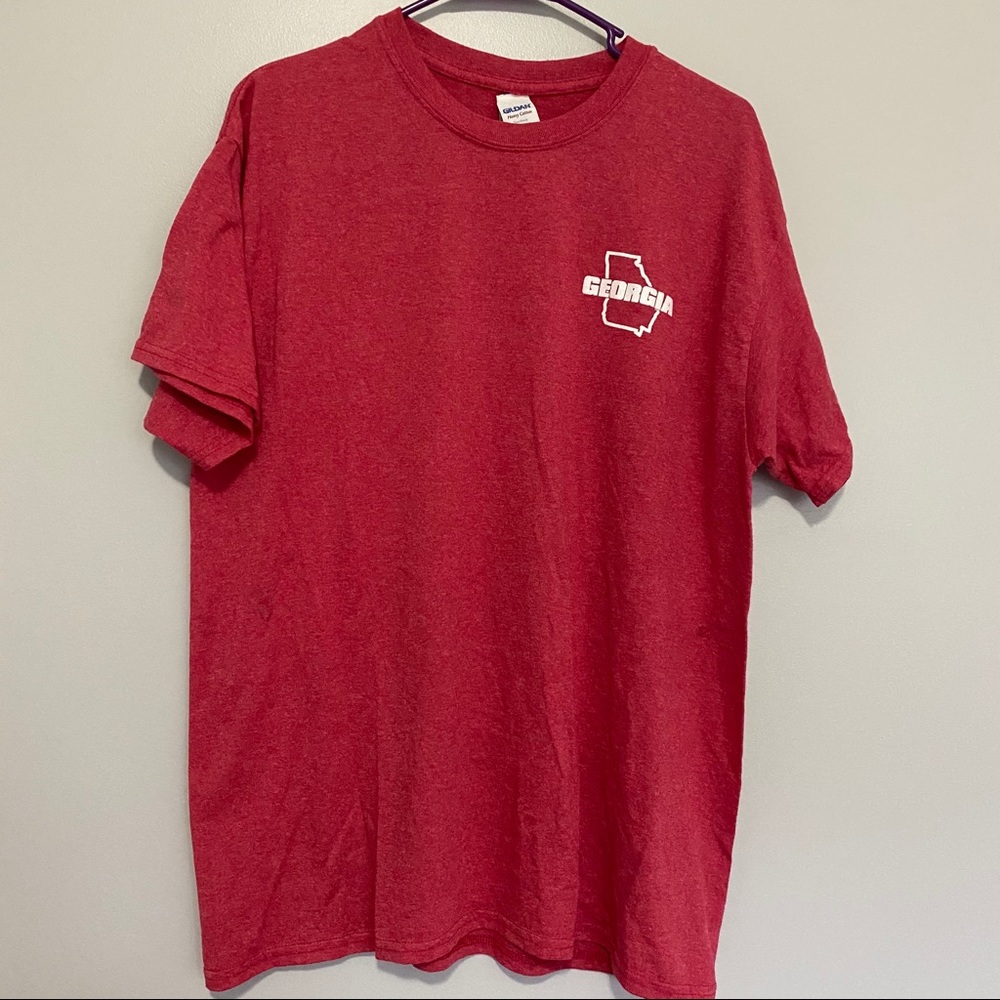 Red Georgia tee shirt